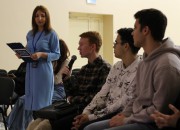 Студенты ФИПО – участники дискуссионной площадки, посвященной событиям Смутного времени