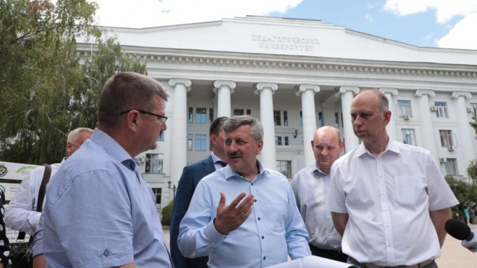 Территория возле социально-педагогического и технического университетов преобразится согласно идеям студентов